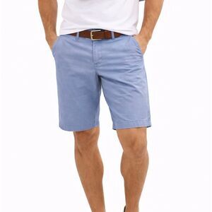J. Crew Factory Men's Light Blue Flat-Front Shorts